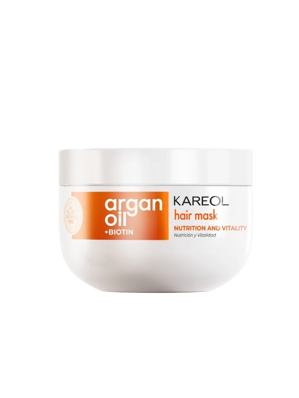Argan Oil + Biotin Hair Mask - White & Orange